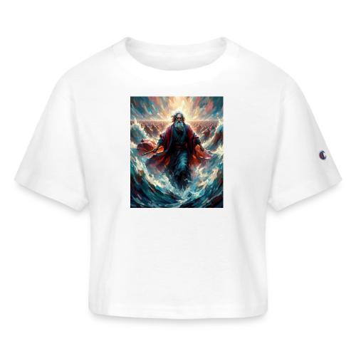 Moses and the great Exodus - Champion Women’s Cropped T-Shirt