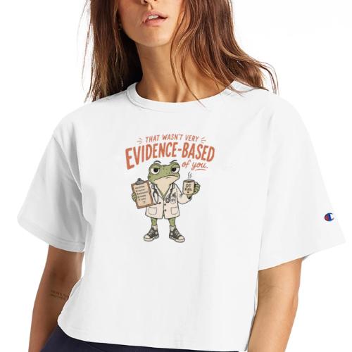 Frog Doctor - Champion Women’s Cropped T-Shirt