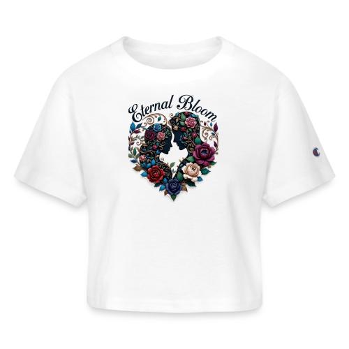 Eternal Bloom Embrace T-Shirt - Champion Women’s Cropped T-Shirt
