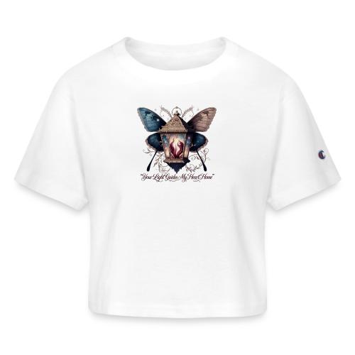 Guiding Light Eternal Flame Lantern Romance Gifts - Champion Women’s Cropped T-Shirt