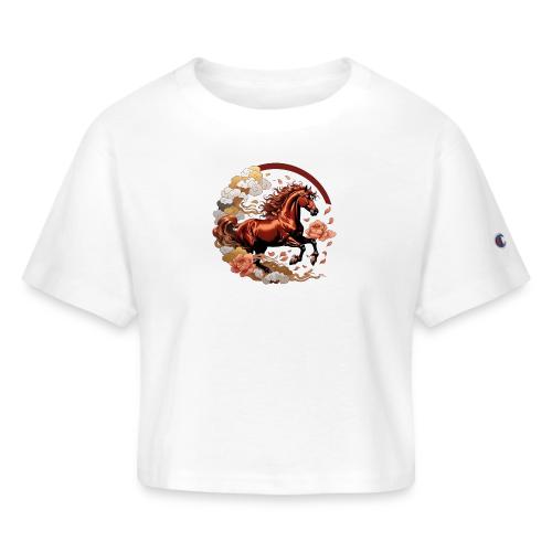 Year of the Horse T Shirt, Lunar New Year Gift - Champion Women’s Cropped T-Shirt