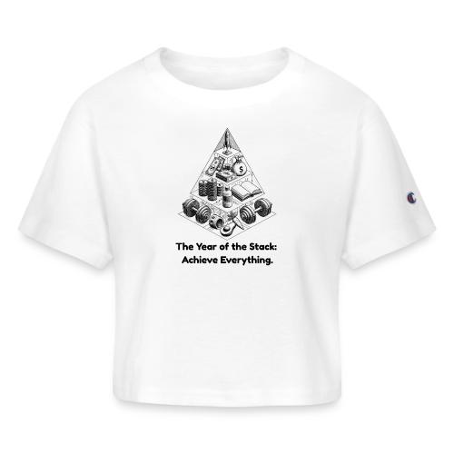 The Resolution Pyramid T-Shirt, Mug, & Leggings - Champion Women’s Cropped T-Shirt