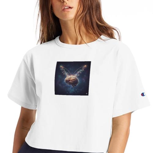 BrainTeas - Champion Women’s Cropped T-Shirt