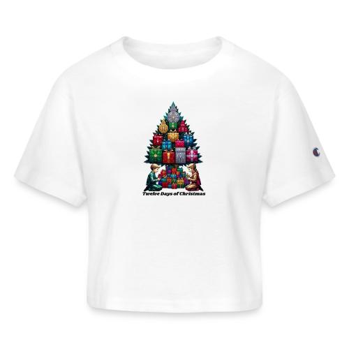 Twelve Days of Gifts T-Shirt - Champion Women’s Cropped T-Shirt