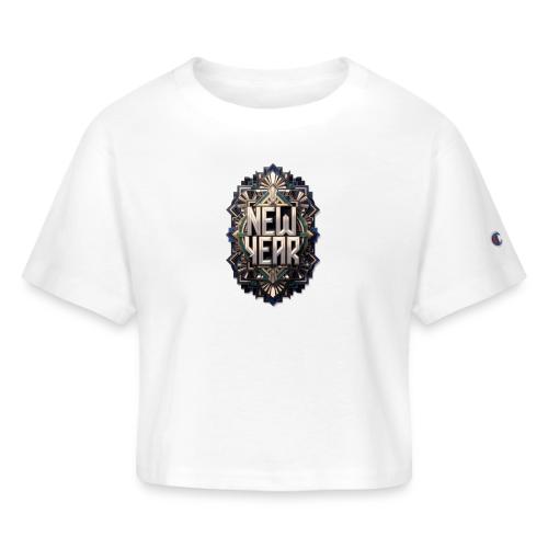 Evergreen New Year T-Shirt - Champion Women’s Cropped T-Shirt