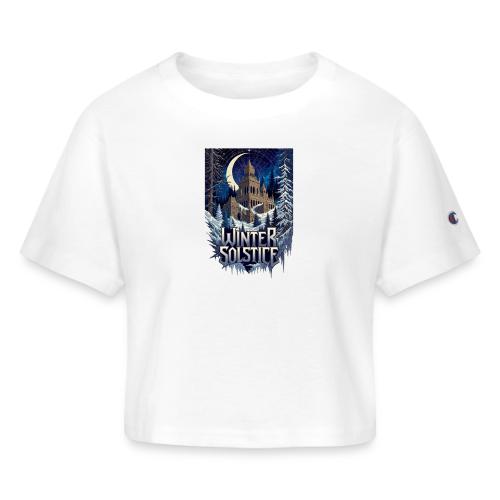 Gothic Solstice T-Shirt, Premium - Champion Women’s Cropped T-Shirt