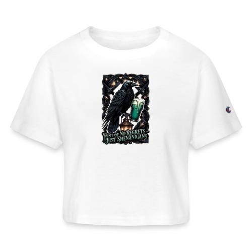 Sarcastic Raven Shenanigans Tee - Champion Women’s Cropped T-Shirt