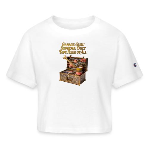 Garage Guru T Shirt - Champion Women’s Cropped T-Shirt