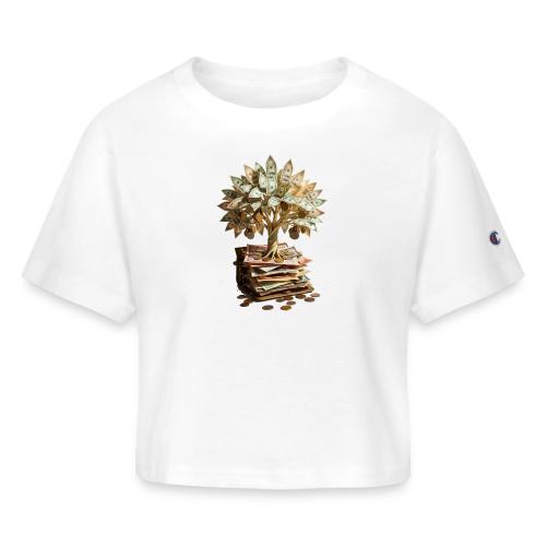 Dad Tax Collector T Shirt - Champion Women’s Cropped T-Shirt