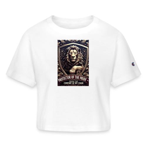 Lion King T Shirt, Funny Low-Effort Father Gift - Champion Women’s Cropped T-Shirt