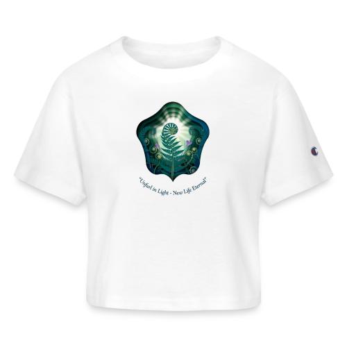 Easter Unfurl in Light Resurrection T Shirt, Gift - Champion Women’s Cropped T-Shirt