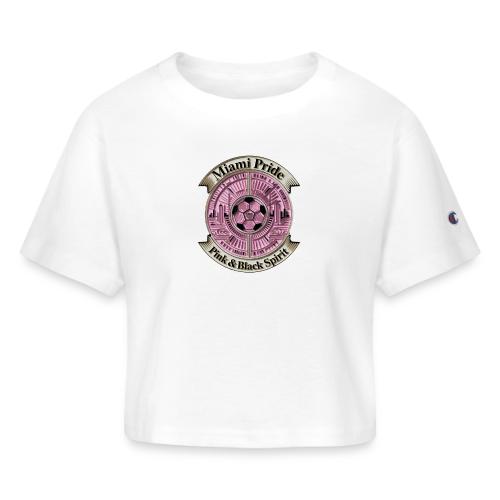 Miami Pride T Shirt, Soccer City Pride Gift - Champion Women’s Cropped T-Shirt
