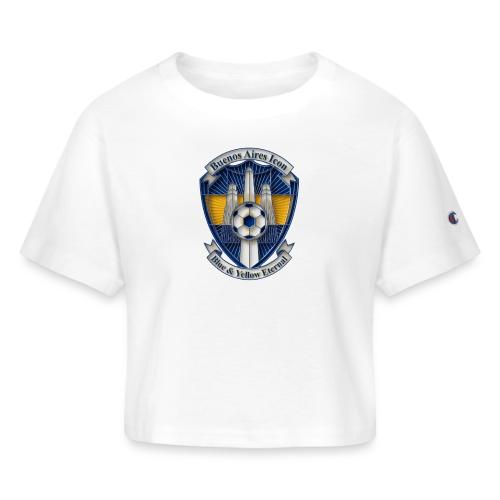 Buenos Aires Icon T Shirt, Soccer City Pride Gift - Champion Women’s Cropped T-Shirt