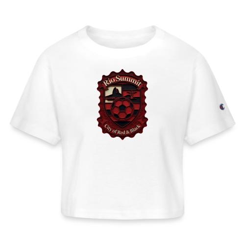 Flamengo Scarlet Summit T-Shirt, Football Gift - Champion Women’s Cropped T-Shirt