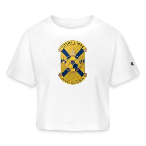 Riyadh Tower T Shirt, Football City Pride Gift - Champion Women’s Cropped T-Shirt
