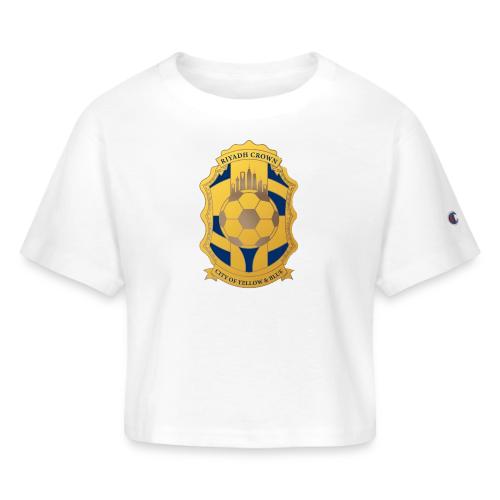 Riyadh Crown T Shirt, Modern Desert Pride Gift - Champion Women’s Cropped T-Shirt
