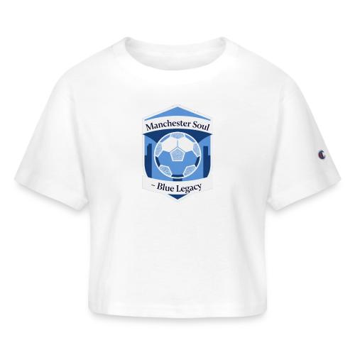 Manchester Soul Soccer City Emblem T Shirt, Gift - Champion Women’s Cropped T-Shirt