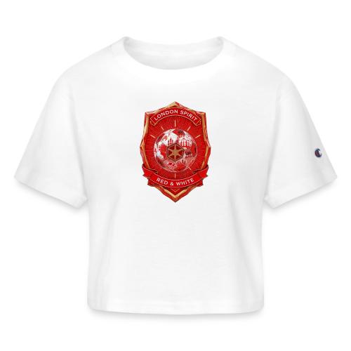 London is Red T Shirt, Football City Pride Gift - Champion Women’s Cropped T-Shirt