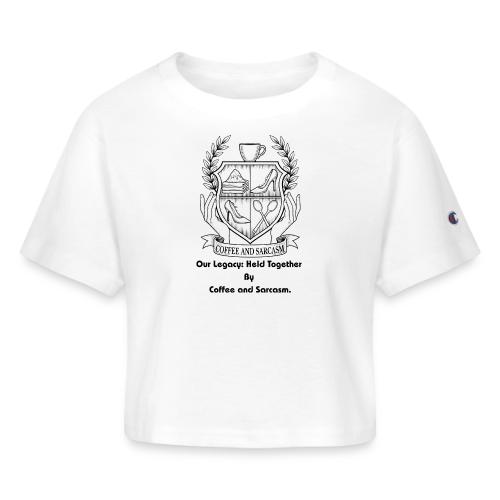 Sarcastic Mom T-Shirt, Mug - Champion Women’s Cropped T-Shirt