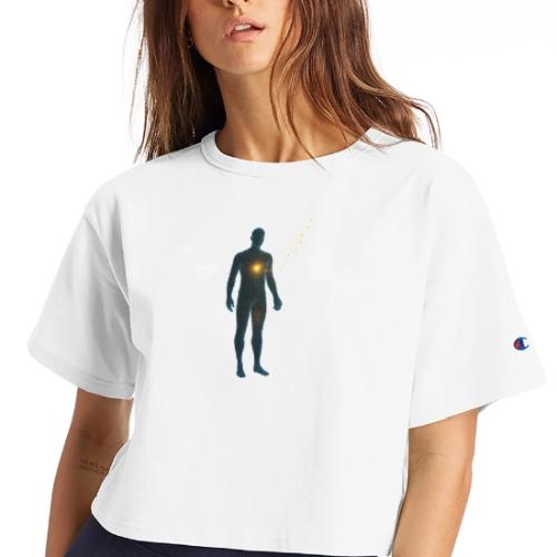 Glowing Chest Personl - Champion Women’s Cropped T-Shirt