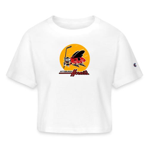 Hornets FUll_on blk - Champion Women’s Cropped T-Shirt