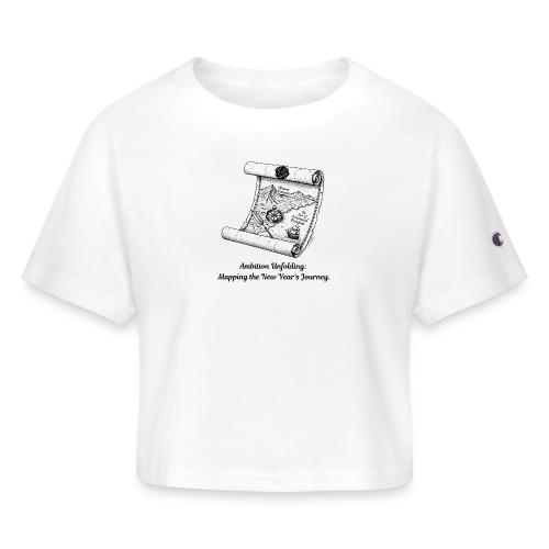 Unfolding Map of Ambition T-Shirt - Champion Women’s Cropped T-Shirt