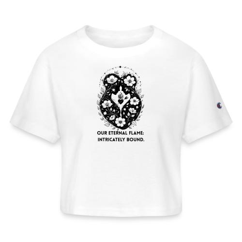 Eternal Flame of Embrace T-Shirt - Champion Women’s Cropped T-Shirt