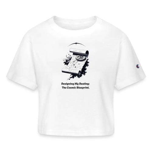 Cosmic Blueprint T-Shirt - Champion Women’s Cropped T-Shirt