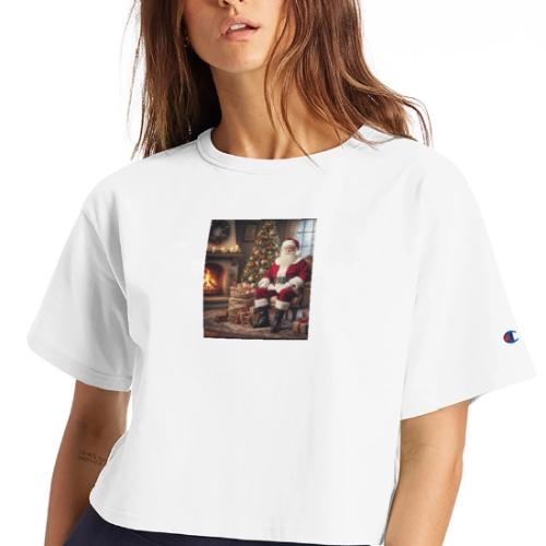 Santa Claus - Champion Women’s Cropped T-Shirt