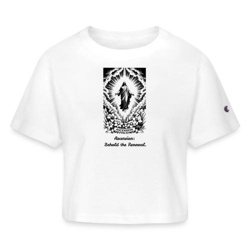 Christian T-Shirt, Poster, & Mug - Champion Women’s Cropped T-Shirt