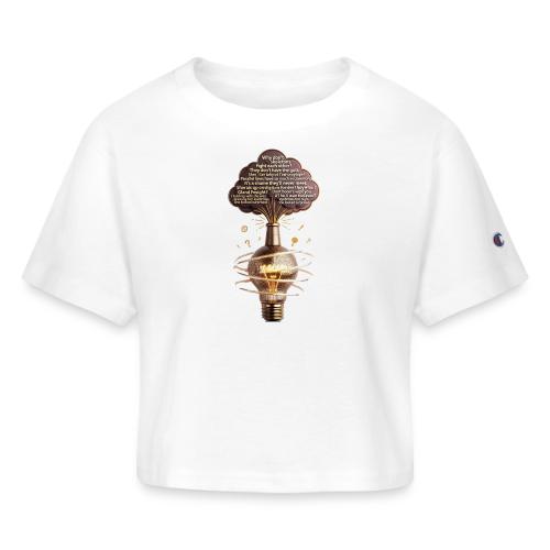 Dad Joke Generator T Shirt - Champion Women’s Cropped T-Shirt