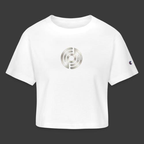Open Musicians Collective Chrome Logo - Champion Women’s Cropped T-Shirt