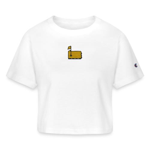 Pittsburgh Golf (Embroidered Headwear) - Champion Women’s Cropped T-Shirt