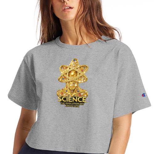 Science the Evolutionary Advocate - Champion Women’s Cropped T-Shirt