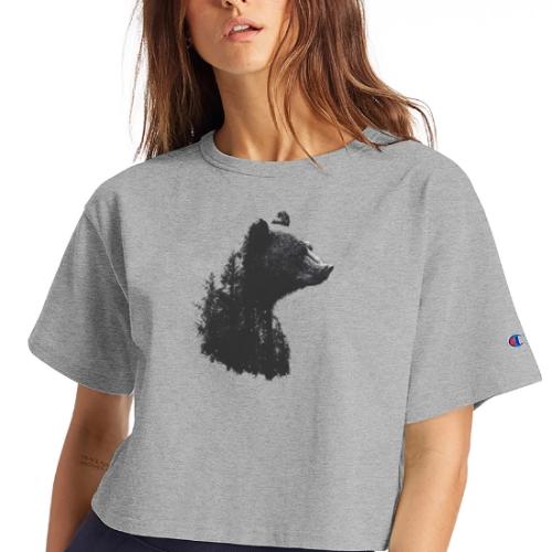 Forest Within the Bear - Champion Women’s Cropped T-Shirt