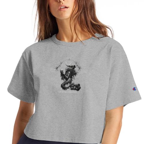 love and haunted - Champion Women’s Cropped T-Shirt