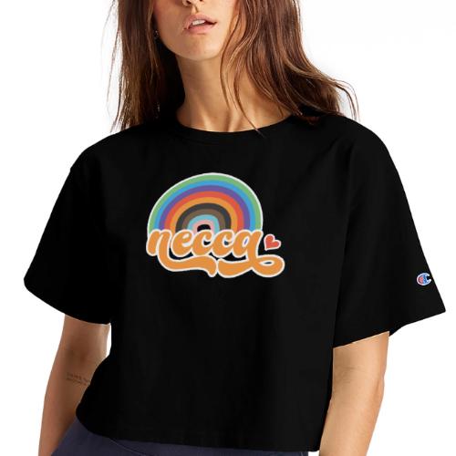 NECCA Rainbow - Champion Women’s Cropped T-Shirt
