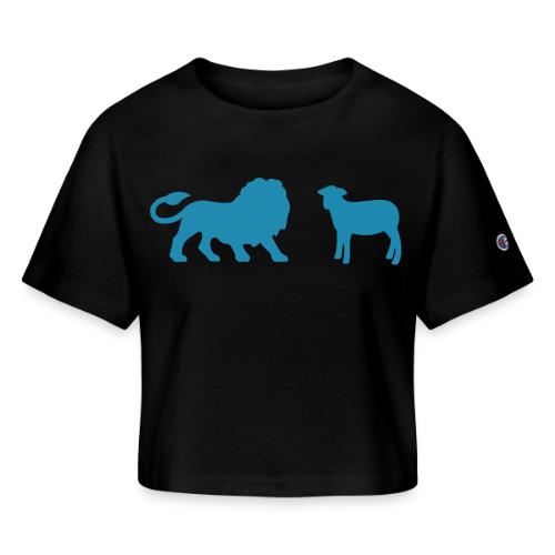 Lion and the Lamb - Champion Women’s Cropped T-Shirt