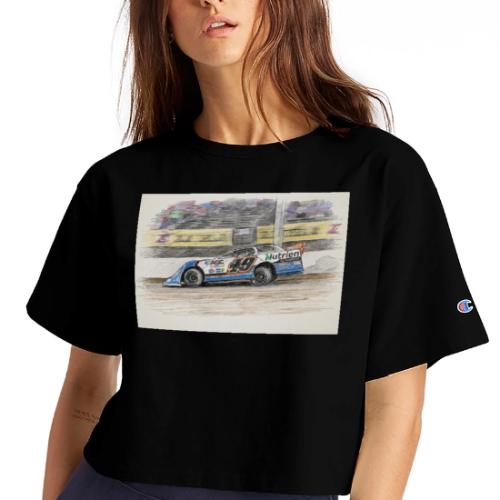 Jonathan Davenport's #49 - Champion Women’s Cropped T-Shirt