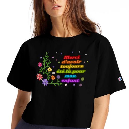 The Heart of the Classroom - Champion Women’s Cropped T-Shirt