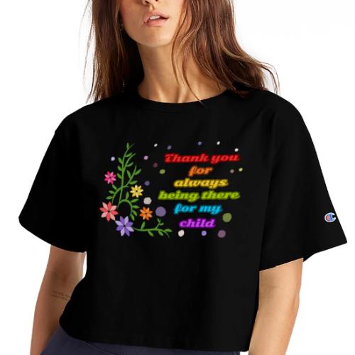 Heart of the Classroom - Champion Women’s Cropped T-Shirt