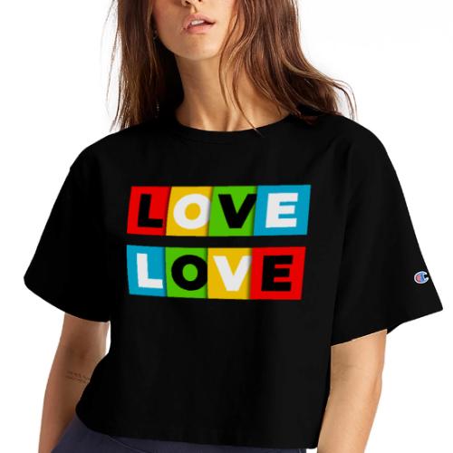 Love in Color - Champion Women’s Cropped T-Shirt