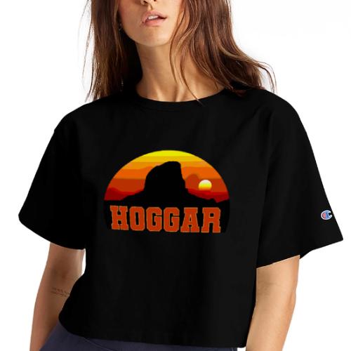 Algeria: Hoggar Desert Horizon - Champion Women’s Cropped T-Shirt