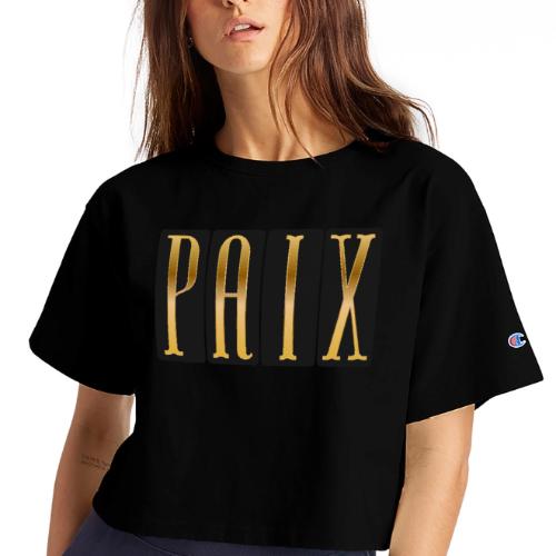 Golden Peace - Champion Women’s Cropped T-Shirt