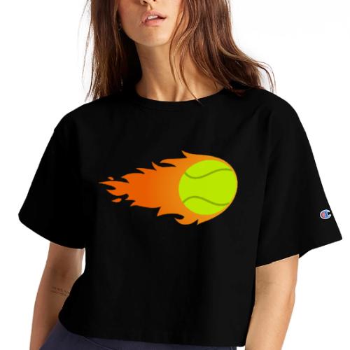 Tennis Ball - Champion Women’s Cropped T-Shirt