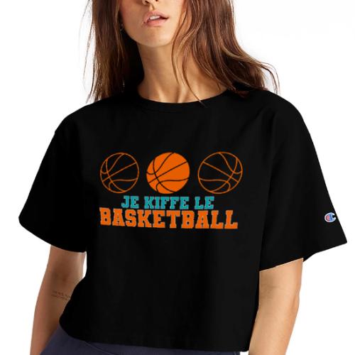 I love basketball - Champion Women’s Cropped T-Shirt