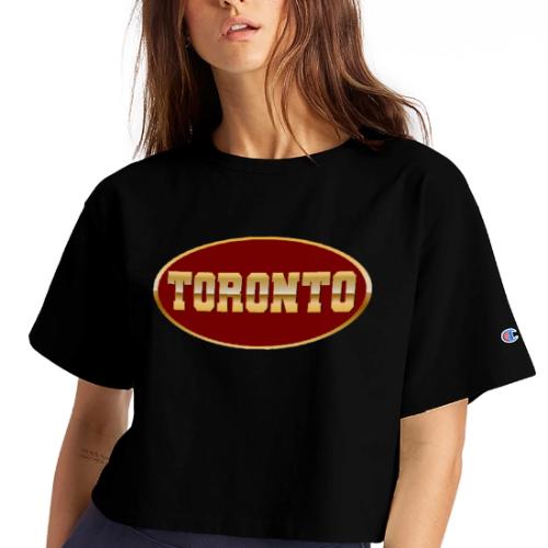 Toronto Gold Edition - Champion Women’s Cropped T-Shirt
