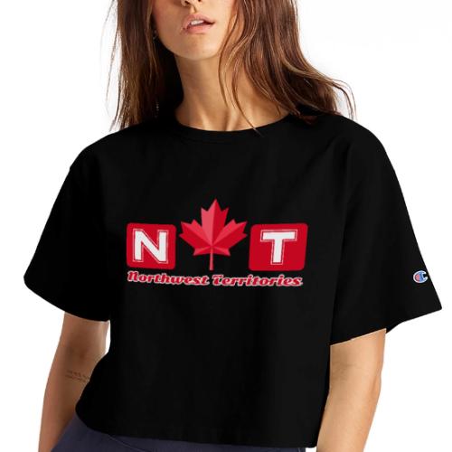 Canada: Northern Identity Emblem - Champion Women’s Cropped T-Shirt