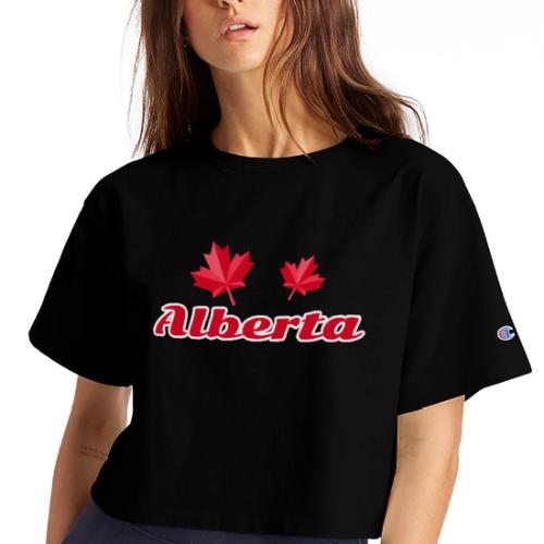 Alberta, province of Canada - Champion Women’s Cropped T-Shirt