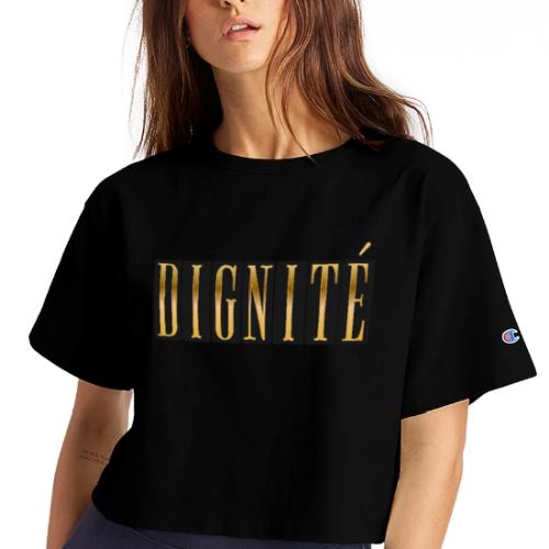 Golden Dignity - Champion Women’s Cropped T-Shirt